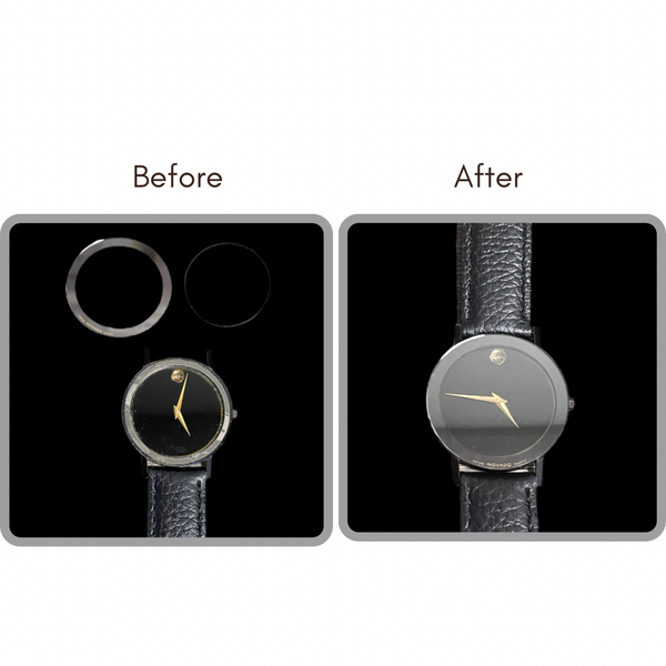 BEFORE AND AFTER Reinstall Crystal ,Battery replacement, Gaskets for