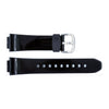 Genuine Casio Baby G Black Glossy Resin 21mm/14mm Watch Strap - 10309270 image