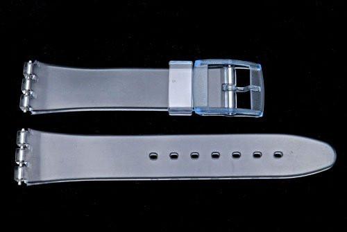 Swatch Replacement Plastic Clear 17mm Watch Strap Total Watch