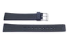 Black Plastic 16mm Watch Strap