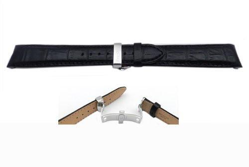 Genuine Citizen Black 20mm Alligator Grain Watch Band | Total