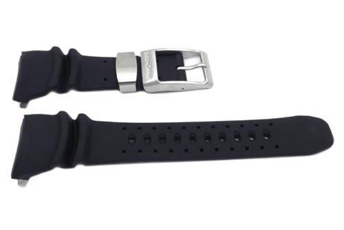 Citizen Black Rubber Eco-Drive 29mm Watch Strap | Total