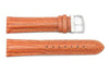 Citizen Genuine Deep Orange Textured Leather Lizard Grain 20mm Watch Strap
