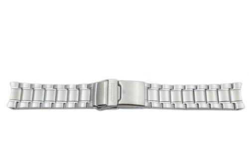 Citizen Silver Tone Stainless Steel Double Locking Fold-Over Clasp