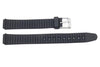 Black Rubber Casio Style 11mm Watch Band