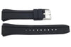 Black Rubber Casio Style 18mm Watch Strap