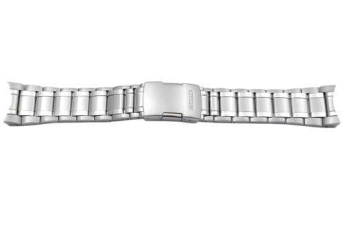 Citizen Silver Tone Stainless Steel Push Button Clasp 24mm Watch
