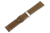 Swiss Army Airboss Series Brown Smooth Leather Deployant Clasp Watch Band