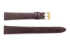 Genuine Movado 15mm Brown Genuine Lizard Long Watch Strap