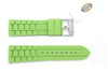 Fossil Bright Green Silicone 24mm Watch Strap