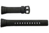Genuine Casio Black Resin 22mm Watch Band- 10254396