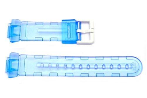 Genuine Casio Blue Clear Baby G Watch Band Size 23/14mm Total