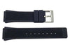 Kenneth Cole Black Polyurethane 24/19mm Watch Band