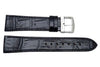 Citizen Eco-Drive Series Black Leather Alligator Grain 21mm Watch Strap