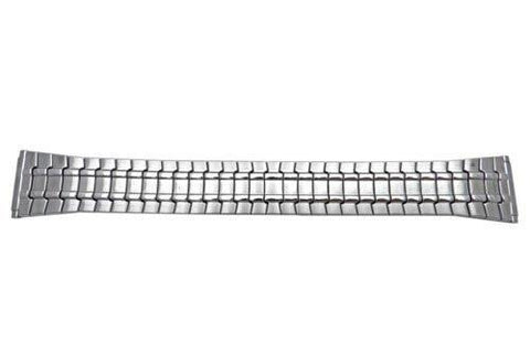 Bandino Brushed And Polished Stainless Steel Tapered 18-23mm Expansion Watch Band