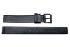 Genuine Skagen Ladies Black Smooth Leather 14mm Watch Strap - Screws
