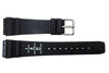 Genuine Citizen Visual Signal Code Series Black Rubber 20mm Watch Band