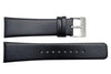 Genuine Kenneth Cole Black Smooth Leather Square Tip 24mm Watch Band