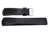 Genuine Skagen Black Smooth Leather 18mm Watch Strap - Pins