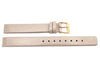 Genuine Skagen Ladies Beige Smooth Leather 12mm Watch Strap - Screws