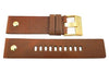 Genuine Diesel Little Daddy Series Tan Textured Leather 24mm Watch Band
