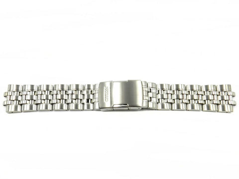 Genuine Citizen Stainless Steel Push Button Clasp 22mm Watch Bracelet image