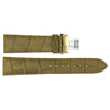 Genuine Citizen Eco-Drive Tan Alligator Grain 21mm Leather Watch Strap image