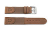 Genuine Leather and Nylon Swiss Army Style Watch Strap image
