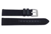 Hadley Roma Black Genuine Kevlar With Matching Stitching Watch Band