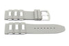 Genuine Silicone Sport Stainless Steel Inserts Style Watch Band