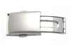 Hadley Roma Brushed Stainless Steel Push Button Fold Over Buckle image