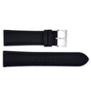 Euro Collection Rhein Fils Switzerland Black Waterproof Leather Watch Strap image
