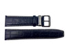 Genuine Kenneth Cole Black Alligator Grain 22mm Leather Watch Band image