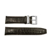 Genuine Kenneth Cole Dark Brown Leather Crocodile Grain 24mm Watch Band image