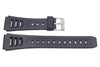 Casio Style Replacement 19mm Black Watch Strap P3026 image