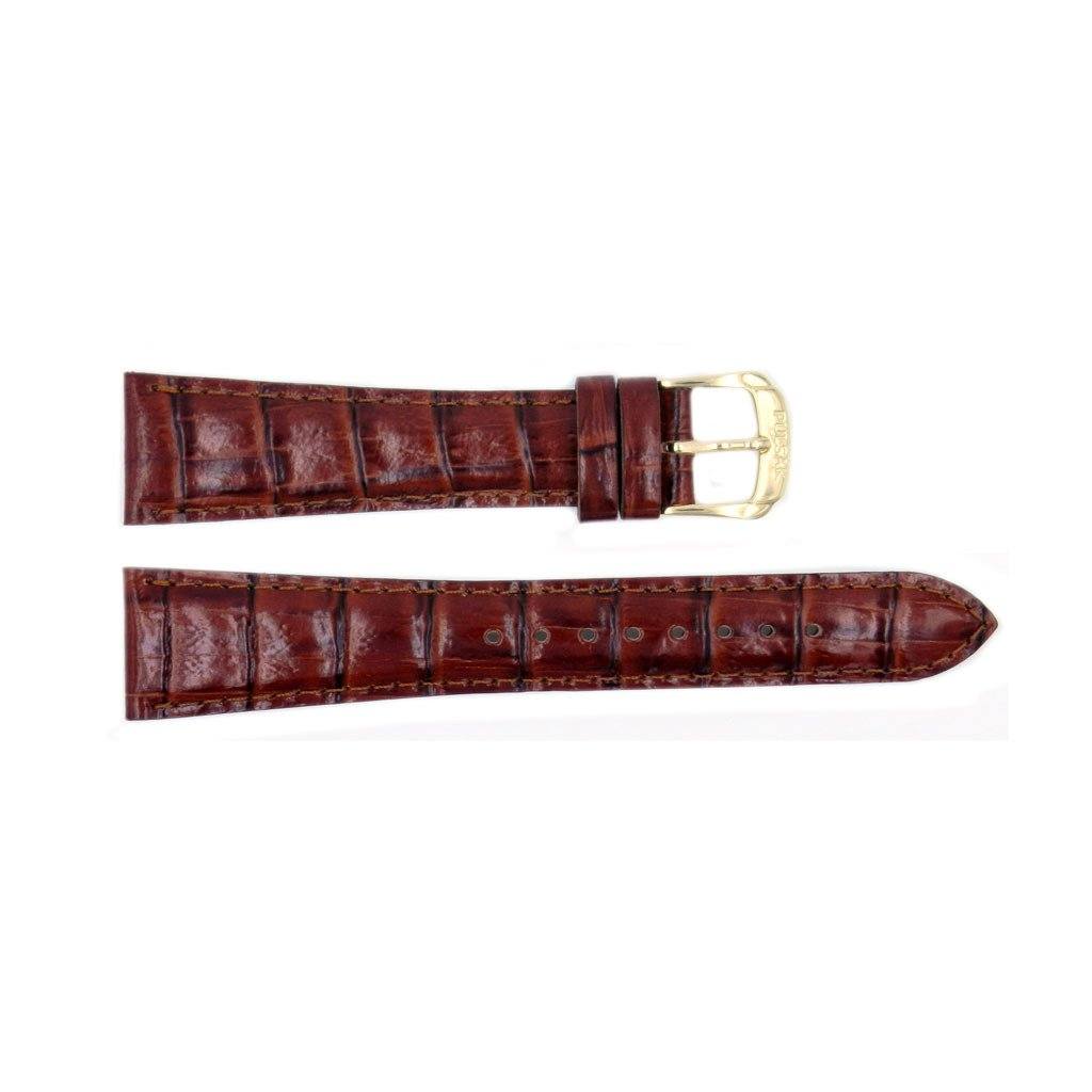 Leather Watchband Crocodile Watch Strap 20mm Seiko Genuine