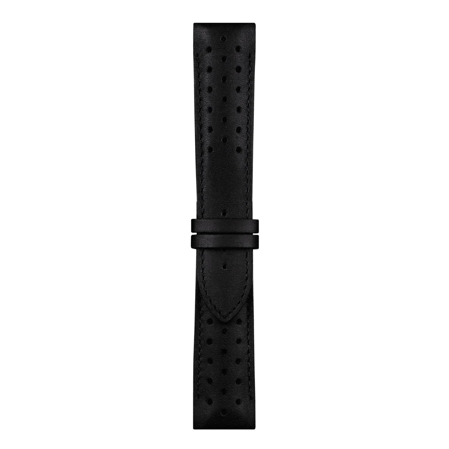 Genuine Tissot 22mm V8 Black Leather Strap without Buckle by