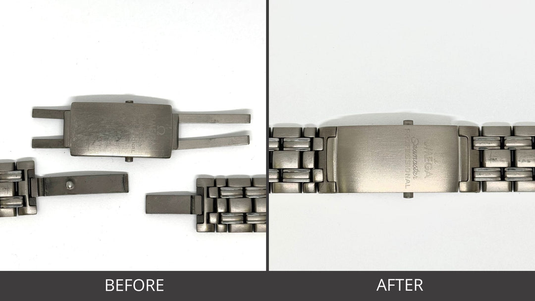 BEFORE AND AFTER - Clasp Replacement for Omega 2298.80