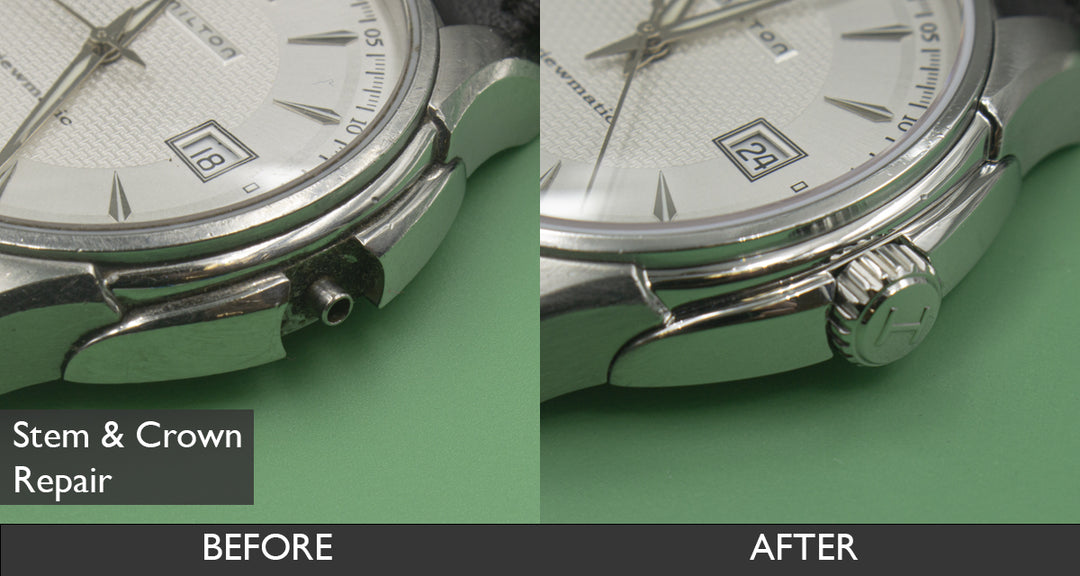 Hamilton Jazzmaster Viewmatic -H325150 - Stem and Crown Repair