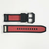 Invicta S1 Rally 28186 Black and Red 24mm Rubber Watch Band