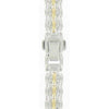 Genuine Citizen Women's Eco-Drive Silhouette Dual Tone Stainless Steel 10mm Watch Band