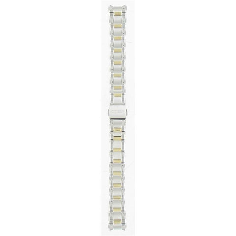 Genuine Citizen Women's Eco-Drive Mother of Pearl Dual Tone Stainless Steel 14mm Watch Band