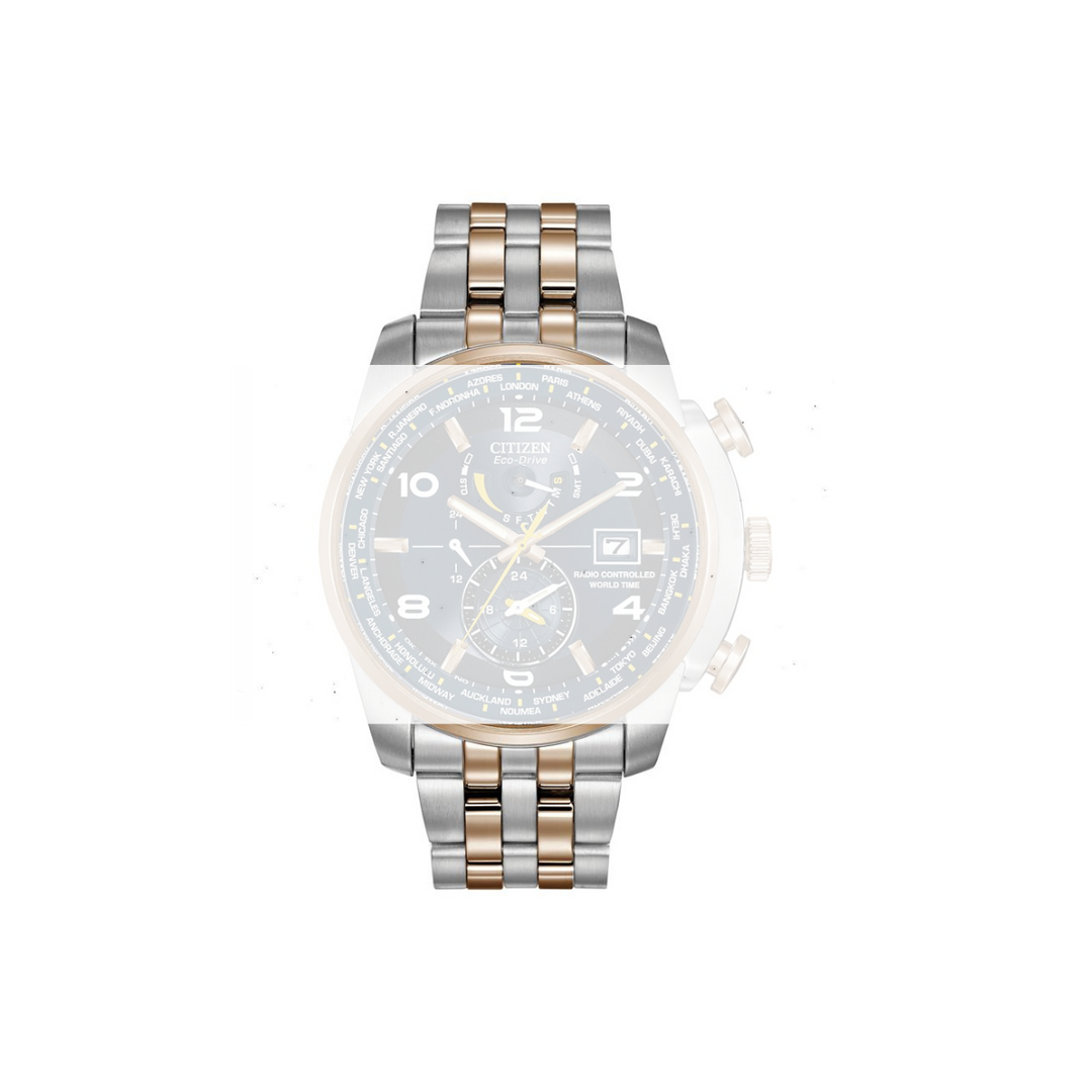 Citizen 59-S05729 Two-Tone Rose Steel Bracelet