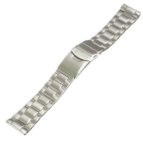 Stainless Steel Bracelet Watch Band 22/20mm Curved End Link for Seiko  SKX009 007 | eBay