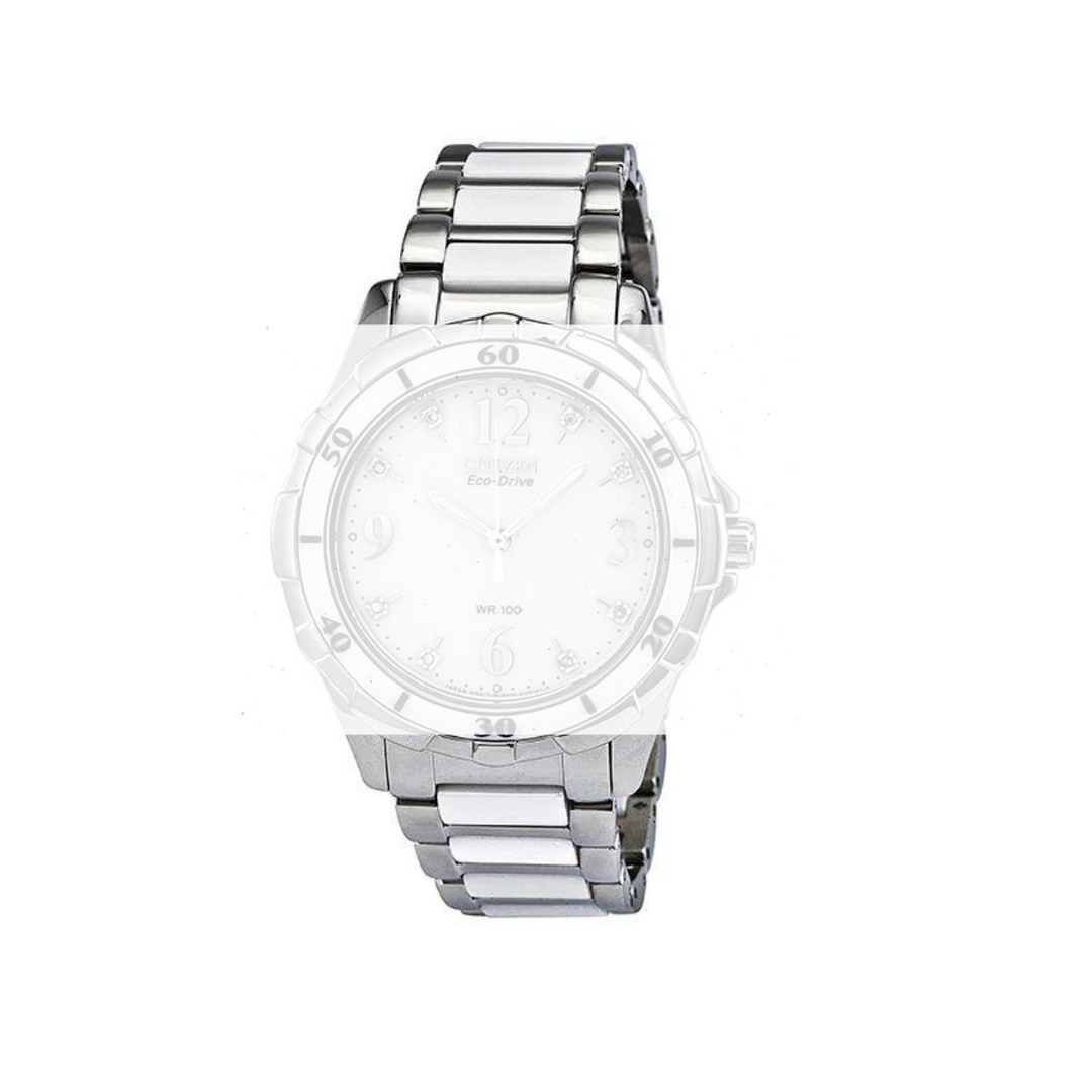 Citizen 59-S04828 White Ceramic & Steel Link Strap
