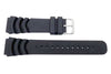 Seiko Genuine Black Resin Diver's 22mm Watch Band
