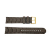 Genuine Swiss Army Maverick Series 22mm Brown Rubber Watch Strap image
