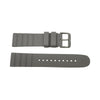 Genuine Swiss Army INOX Series 21mm Grey Rubber Watch Strap image