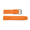 Genuine Swiss Army INOX Series 21mm Orange Rubber Watch Strap image