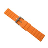 Genuine Swiss Army INOX Series 21mm Orange Rubber Watch Strap image